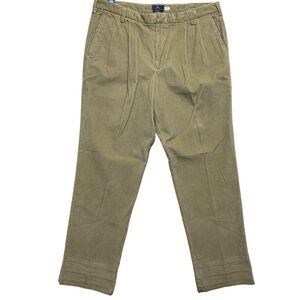Dockers Corduroy Pants Mens W40 L32 Khaki True Cord Relaxed Fit Pleated